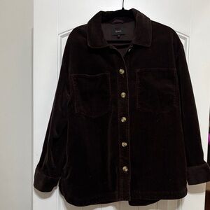 Quince Chocolate Corduroy Jacket
